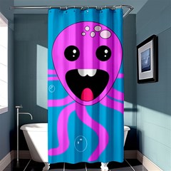 Bubble Octopus Copy Shower Curtain 36  x 72  (Stall) 