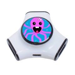 Bubble Octopus Copy 3-Port USB Hub