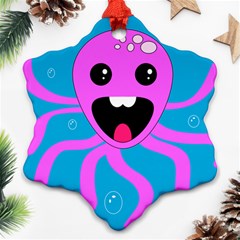 Bubble Octopus Copy Ornament (Snowflake) 