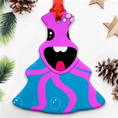 Bubble Octopus Copy Christmas Tree Ornament (2 Sides)