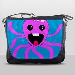 Bubble Octopus Copy Messenger Bags