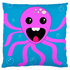 Bubble Octopus Copy Large Cushion Case (One Side)