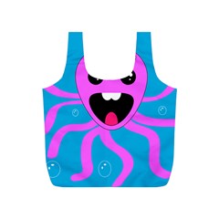 Bubble Octopus Copy Full Print Recycle Bags (S) 