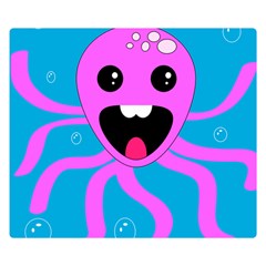 Bubble Octopus Copy Double Sided Flano Blanket (Small) 