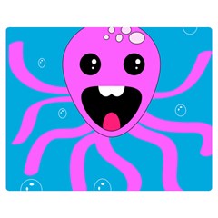 Bubble Octopus Copy Double Sided Flano Blanket (Medium) 