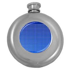 Background Diamonds Computer Paper Round Hip Flask (5 Oz) by Amaryn4rt