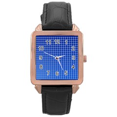 Background Diamonds Computer Paper Rose Gold Leather Watch  by Amaryn4rt