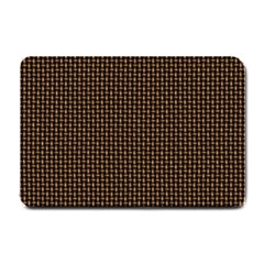 Fabric Pattern Texture Background Small Doormat  by Amaryn4rt