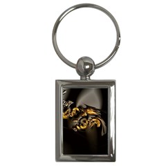 Fractal Mathematics Abstract Key Chains (rectangle)  by Amaryn4rt