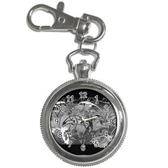 Kringel Circle Flowers Butterfly Key Chain Watches by Amaryn4rt