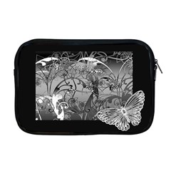 Kringel Circle Flowers Butterfly Apple Macbook Pro 17  Zipper Case by Amaryn4rt