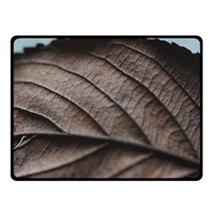 Leaf Veins Nerves Macro Closeup Fleece Blanket (small)