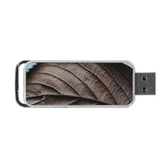 Leaf Veins Nerves Macro Closeup Portable Usb Flash (two Sides) by Amaryn4rt