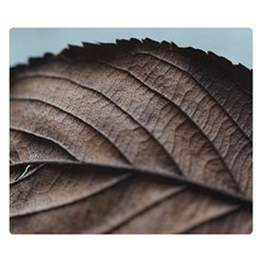 Leaf Veins Nerves Macro Closeup Double Sided Flano Blanket (small) 