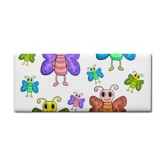 Colorful, Cartoon Style Butterflies Cosmetic Storage Cases by Valentinaart