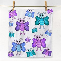 Cute butterflies pattern Face Towel