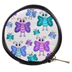 Cute butterflies pattern Mini Makeup Bags Front