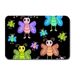 Cartoon Style Butterflies Plate Mats by Valentinaart