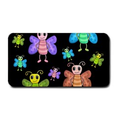 Cartoon Style Butterflies Medium Bar Mats by Valentinaart