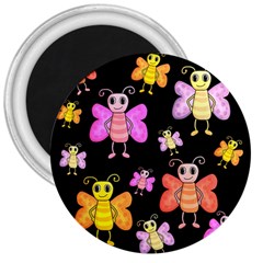 Cute butterflies, colorful design 3  Magnets