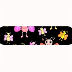 Cute butterflies, colorful design Large Bar Mats