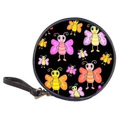 Cute butterflies, colorful design Classic 20-CD Wallets