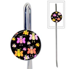 Cute butterflies, colorful design Book Mark