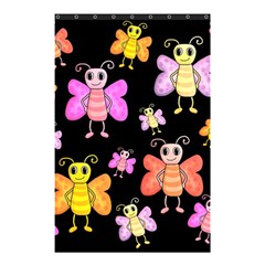 Cute butterflies, colorful design Shower Curtain 48  x 72  (Small) 