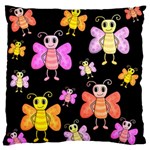 Cute butterflies, colorful design Standard Flano Cushion Case (One Side) Front