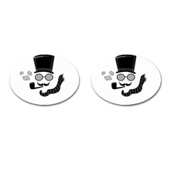 Invisible Man Cufflinks (oval) by Valentinaart