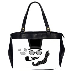 Invisible Man Office Handbags (2 Sides)  by Valentinaart