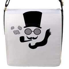 Invisible Man Flap Messenger Bag (s) by Valentinaart