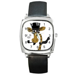 Mr  Elegance Square Metal Watch by Valentinaart