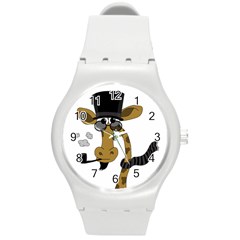 Mr  Elegance Round Plastic Sport Watch (m) by Valentinaart