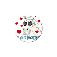 Don t Wait For Prince Sharming Golf Ball Marker (4 Pack) by Valentinaart