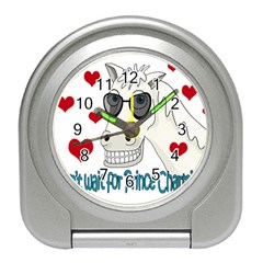 Don t Wait For Prince Sharming Travel Alarm Clocks by Valentinaart