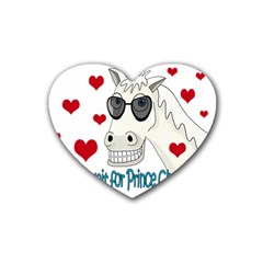 Don t Wait For Prince Sharming Heart Coaster (4 Pack)  by Valentinaart