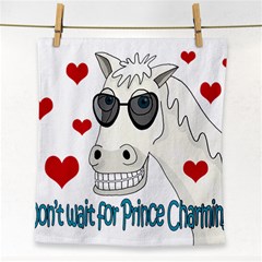 Don t Wait For Prince Sharming Face Towel by Valentinaart