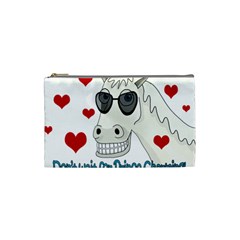 Don t Wait For Prince Sharming Cosmetic Bag (small)  by Valentinaart