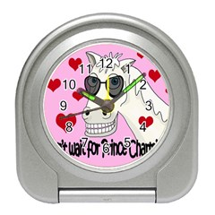 Don t Wait For Prince Charming Travel Alarm Clocks by Valentinaart