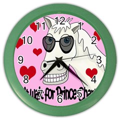 Don t Wait For Prince Charming Color Wall Clocks by Valentinaart