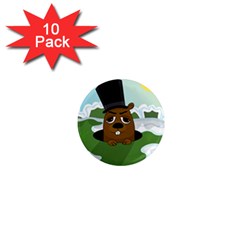 Groundhog 1  Mini Magnet (10 Pack)  by Valentinaart