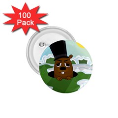 Groundhog 1 75  Buttons (100 Pack)  by Valentinaart