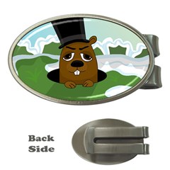 Groundhog Money Clips (oval)  by Valentinaart