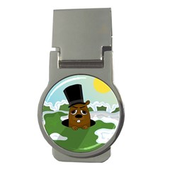 Groundhog Money Clips (round)  by Valentinaart