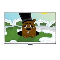 Groundhog Business Card Holders by Valentinaart