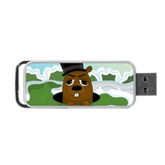 Groundhog Portable Usb Flash (one Side) by Valentinaart