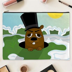 Groundhog Cosmetic Bag (xxxl)  by Valentinaart