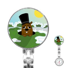 Groundhog Stainless Steel Nurses Watch by Valentinaart