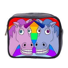 Unicorn Love Mini Toiletries Bag 2-side by Valentinaart